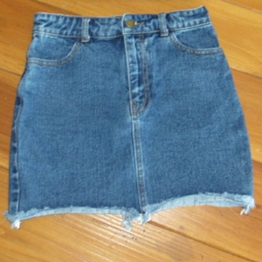 Denim Mini Skirt